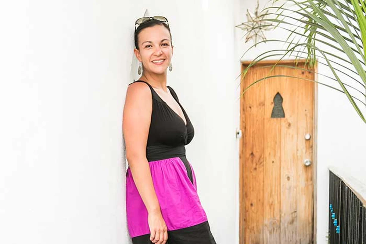 Janelle Allen standing in a doorway